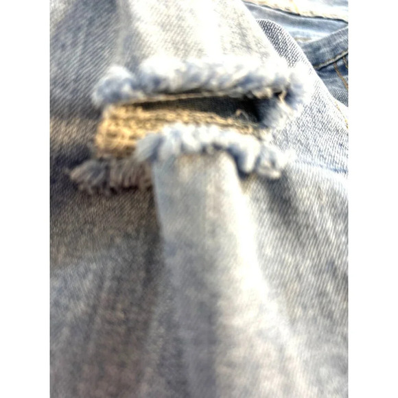 Levi’s Girls Jean Bid Overalls Med Wash Distressed Size 10R - Picture 7 of 8